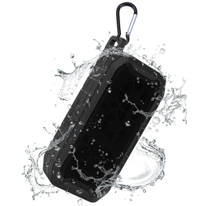 Altavoz inalámbrico Bluetooth IPX7 resistente al agua TWS con gancho