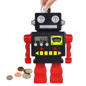 Robot Digital Count Moneda Ahorro Dinero Alcancía