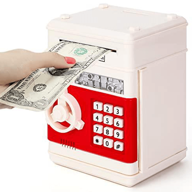 Cajero Automático Caja de Ahorro de Contraseña de Banco de Dinero en Efectivo