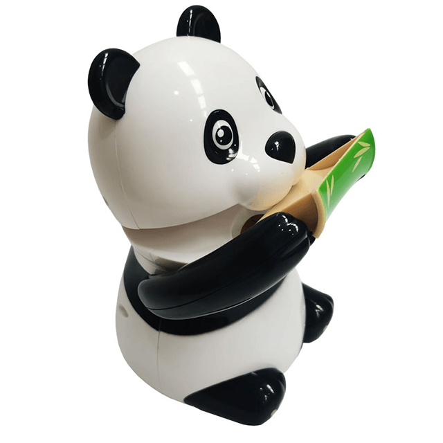 Lucky Panda Alcancía Digital Electrónica para Adultos Niños, Lindos Juguetes de Plástico Panda, Caja Fuerte para Dinero para Niños Banco Seguro