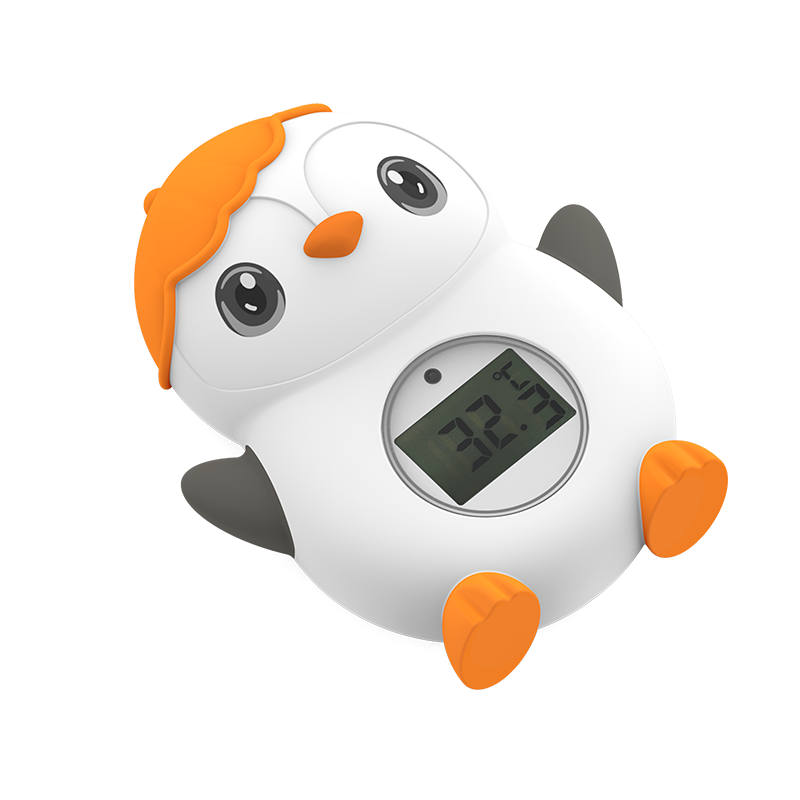 Termómetro de baño de bebé digital preciso, impermeable IPX7, fácil de leer