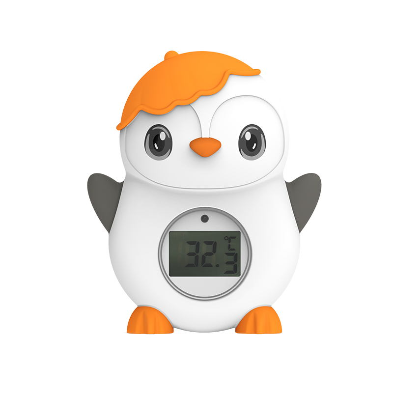 Termómetro de baño de bebé digital preciso, impermeable IPX7, fácil de leer